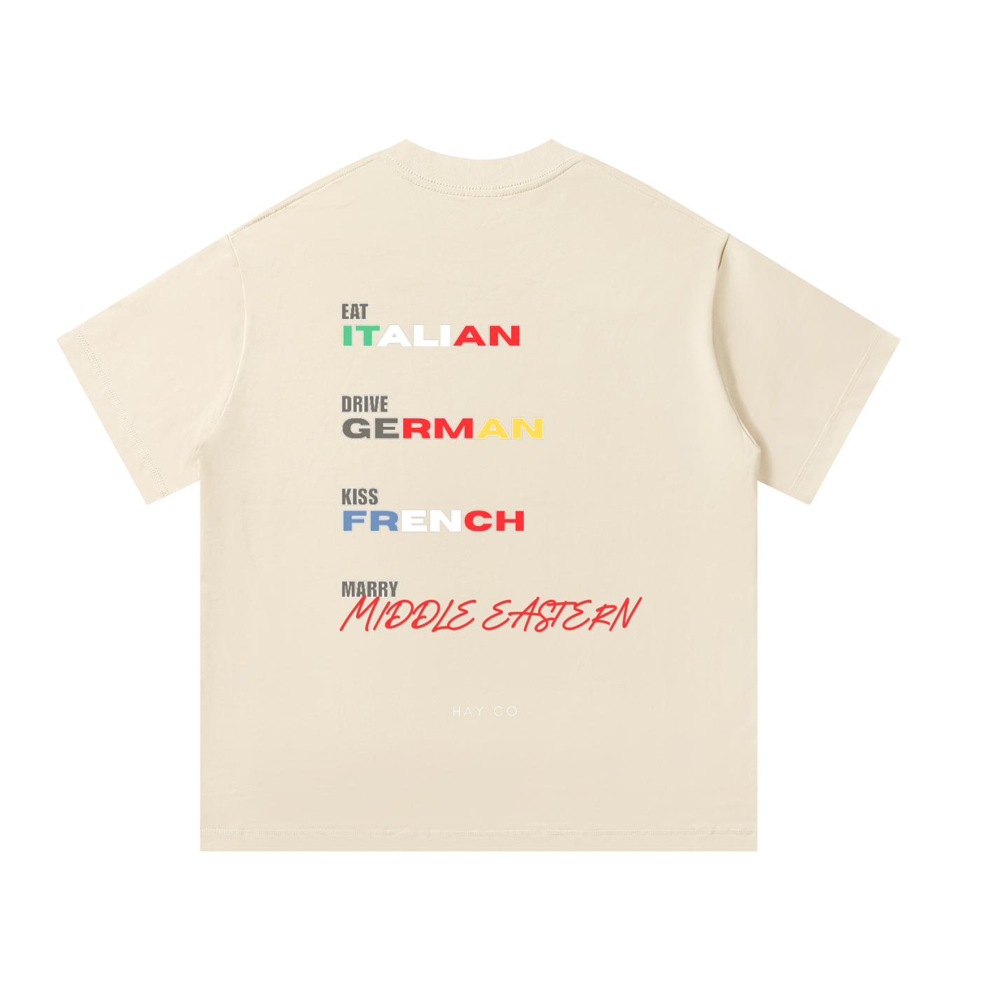 HayCO MIDDLE EASTERN Essential Armenian T-Shirt | Armenian Clothing