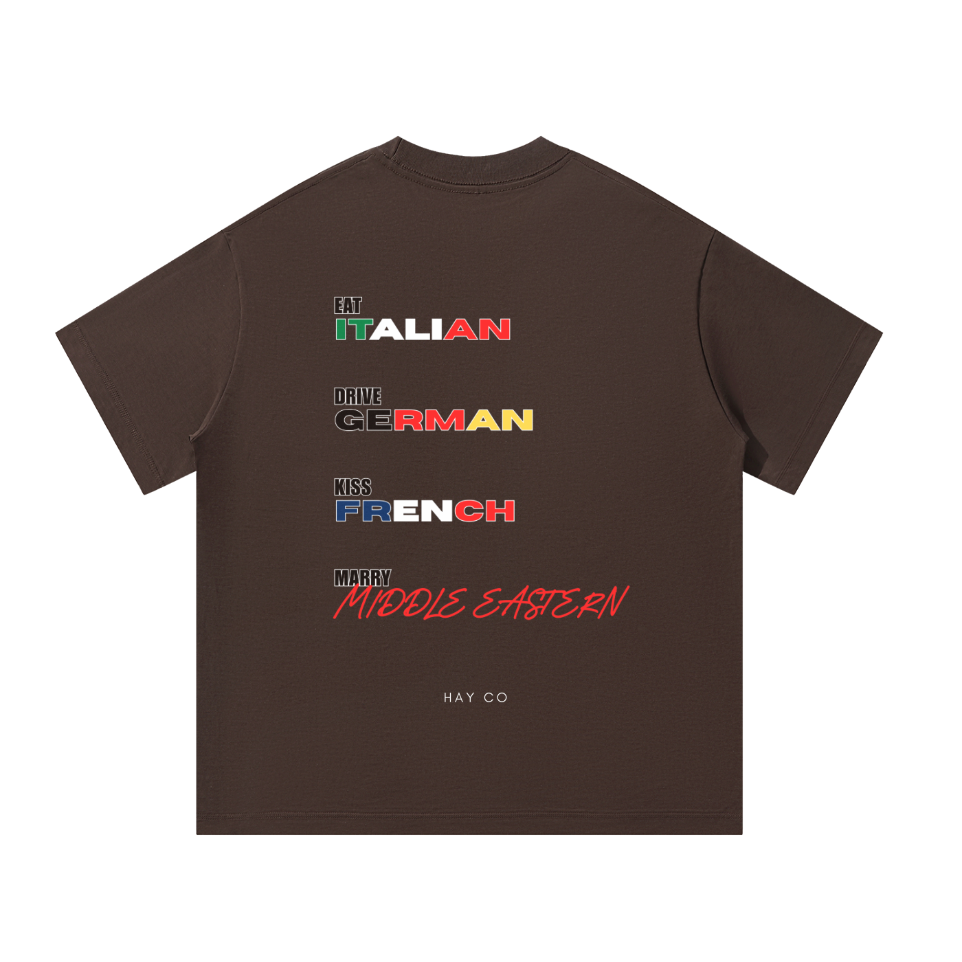 HayCO MIDDLE EASTERN Essential Armenian T-Shirt | Armenian Clothing