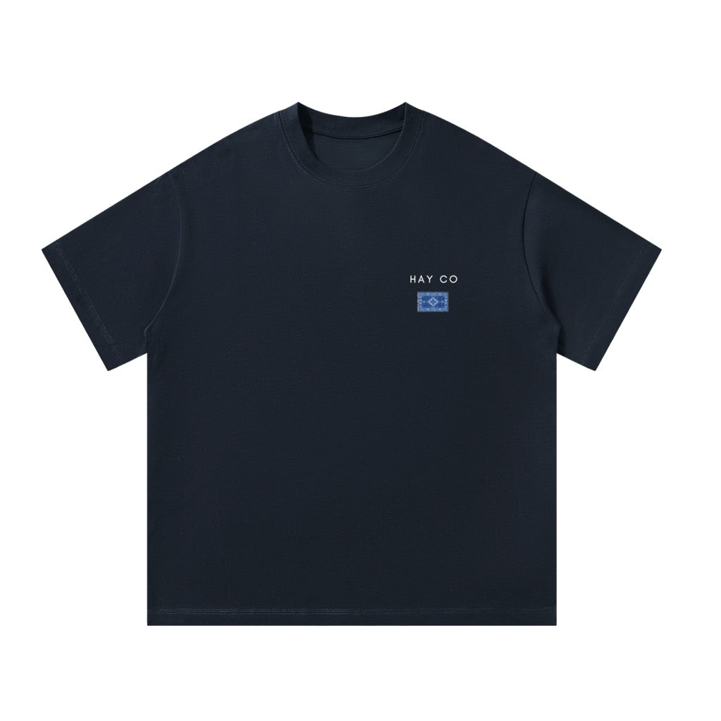 HayCO Blue Kavkaz Style Carpet Essential Armenian T-Shirt | Armenian Clothing