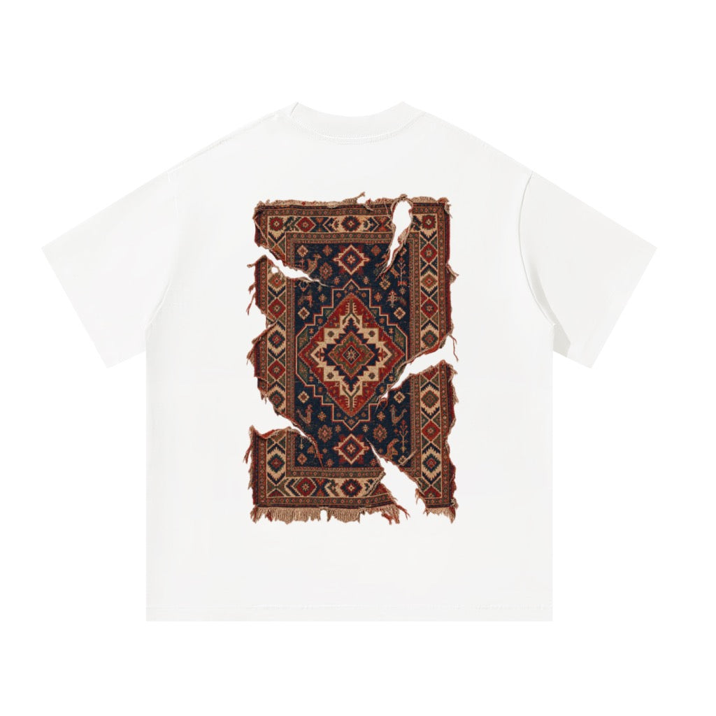 HayCO Red Kavkaz Style Carpet Essential Armenian T-Shirt | Armenian Clothing