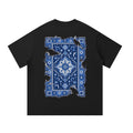 HayCO Blue Kavkaz Style Carpet Essential Armenian T-Shirt | Armenian Clothing